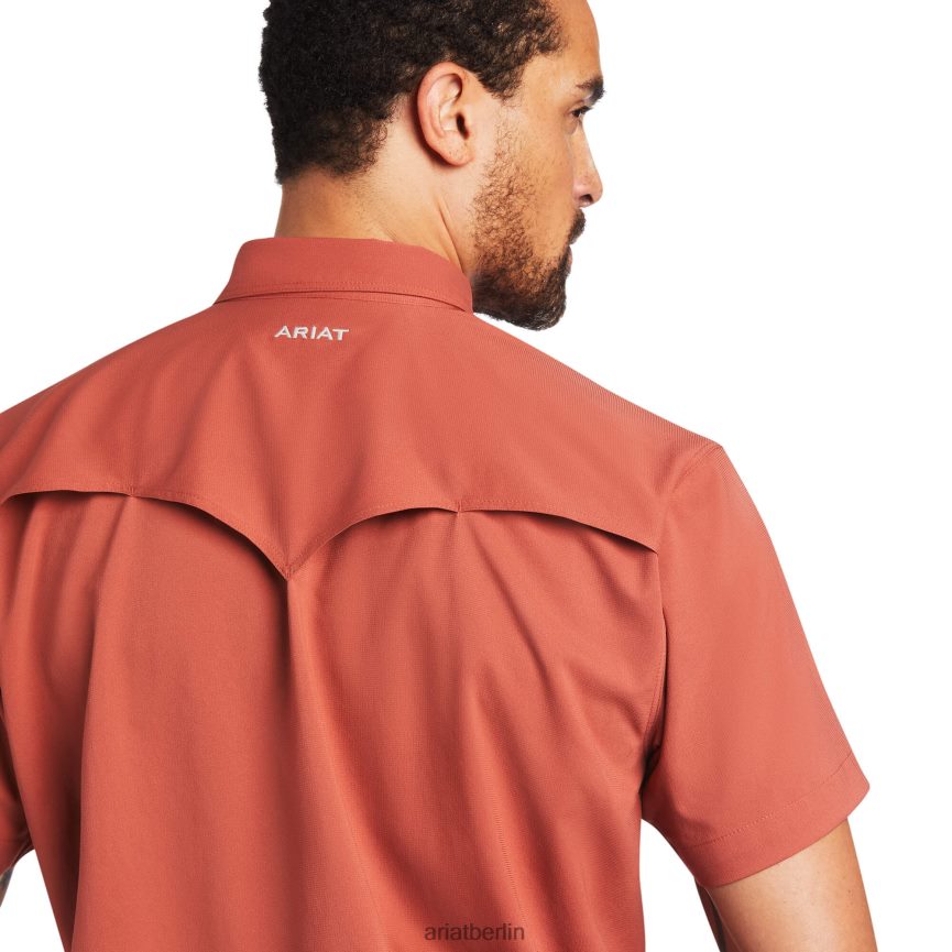 Ariat Venttek Western-Hemd Männer P4JJPR1242 Marsala Spitzen