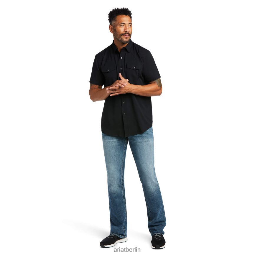 Ariat Venttek Western-Hemd Männer P4JJPR990 Schwarz Spitzen