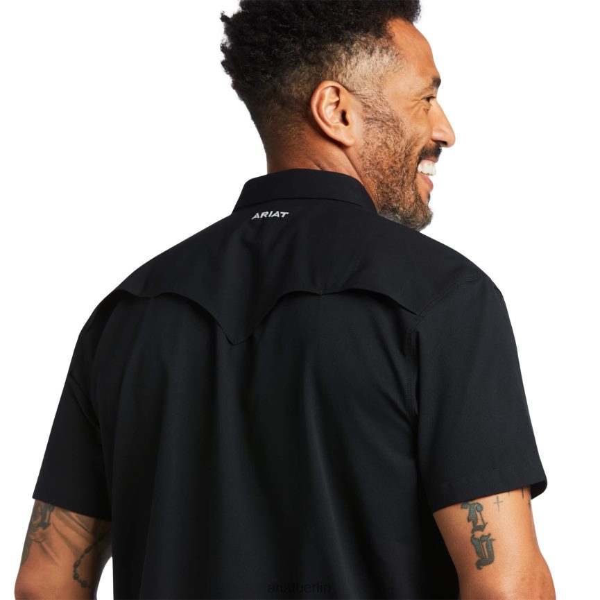 Ariat Venttek Western-Hemd Männer P4JJPR990 Schwarz Spitzen