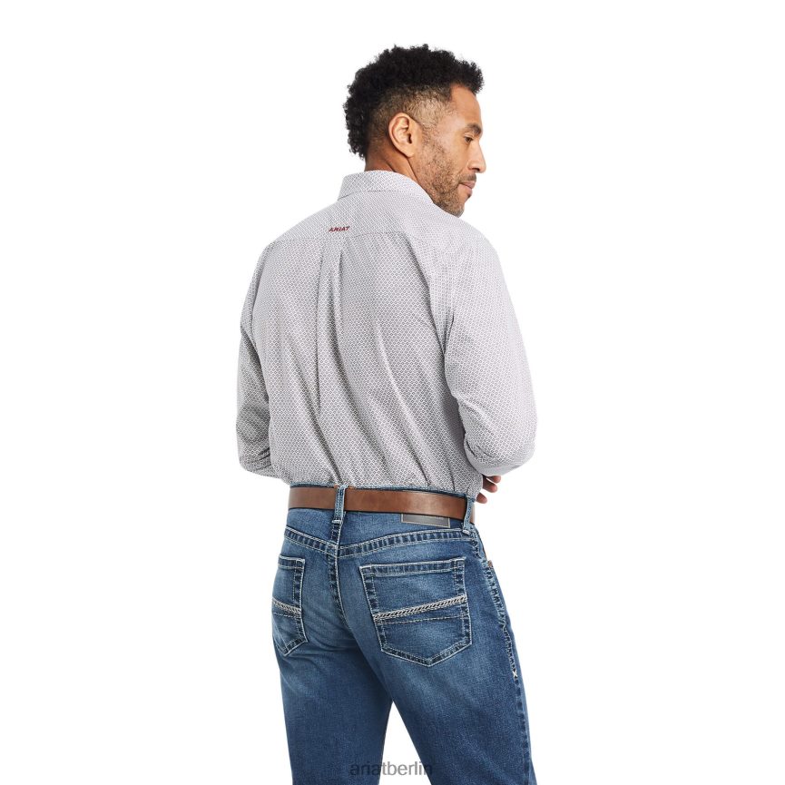 Ariat Warwick-Hemd Männer P4JJPR987 Weiß Spitzen