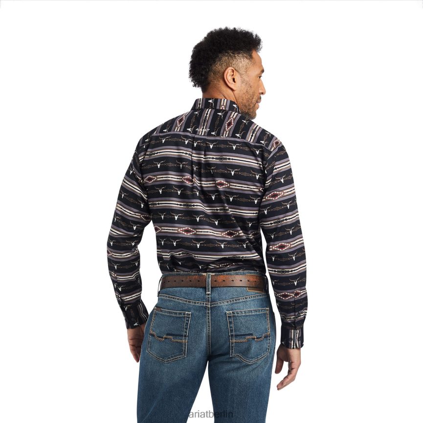 Ariat Woods-Hemd Männer P4JJPR995 Eiffelturm Spitzen