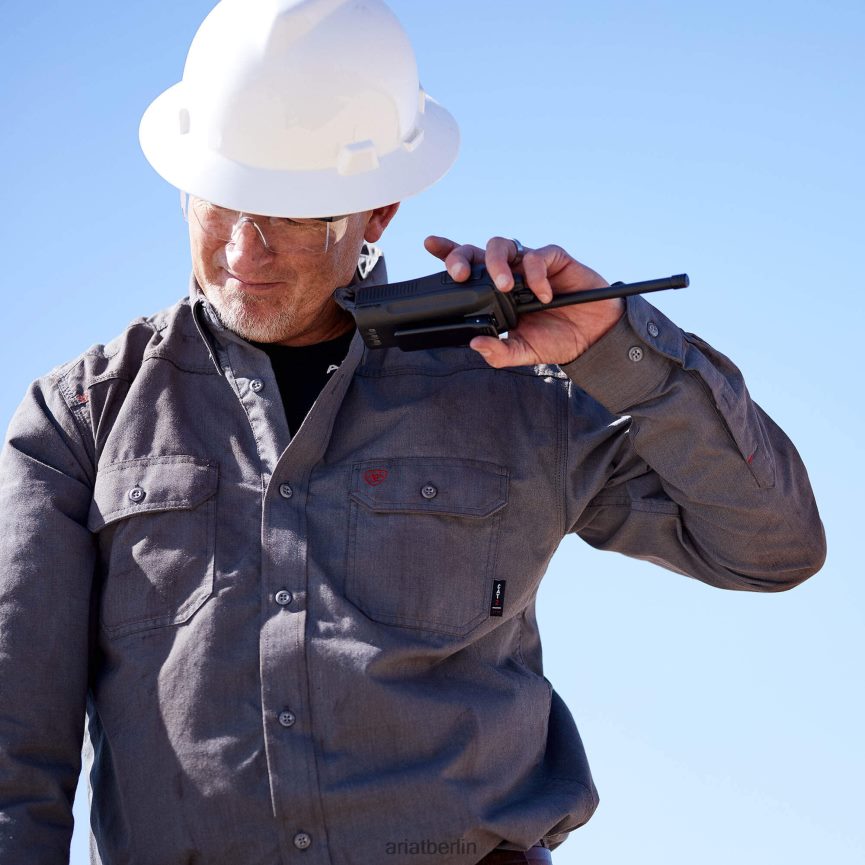 Ariat fr federleichtes Arbeitshemd Männer P4JJPR1219 Rotguss Spitzen