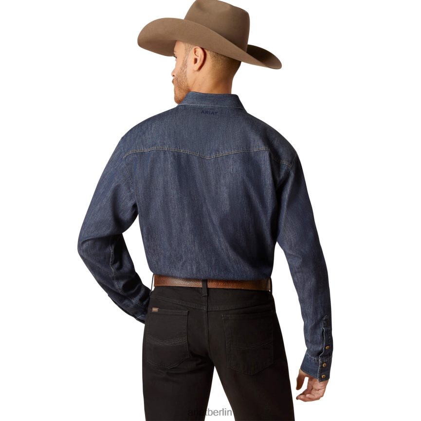 Ariat klassisches Jeanshemd Männer P4JJPR1383 Broadway Spitzen