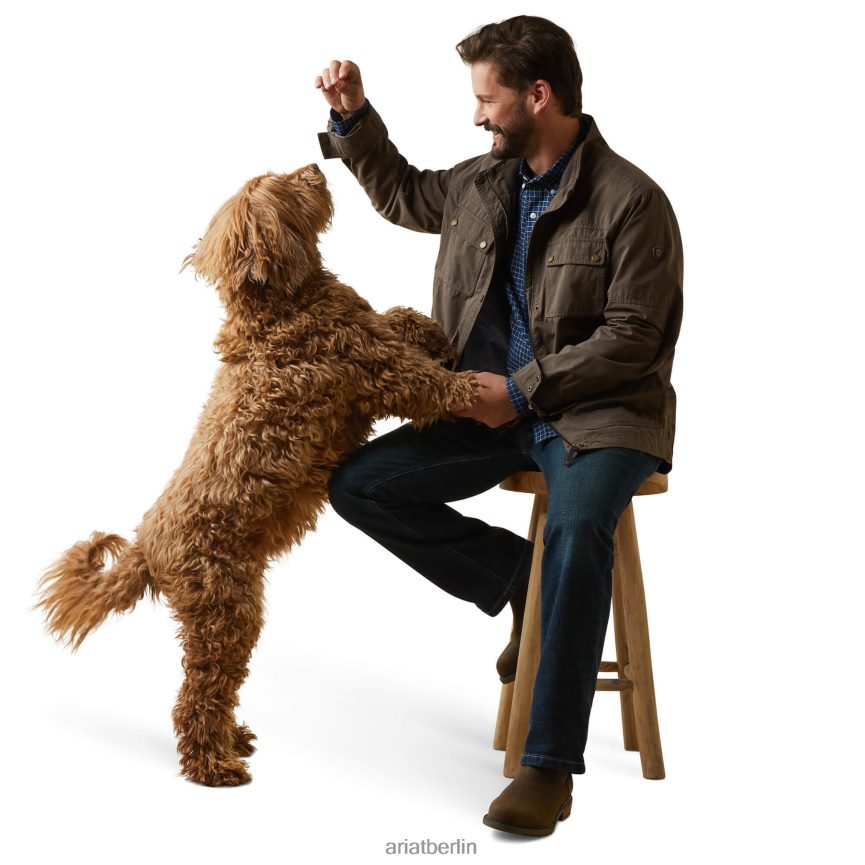 Ariat Calumet-Feldjacke Männer P4JJPR1646 Banyanrinde Spitzen