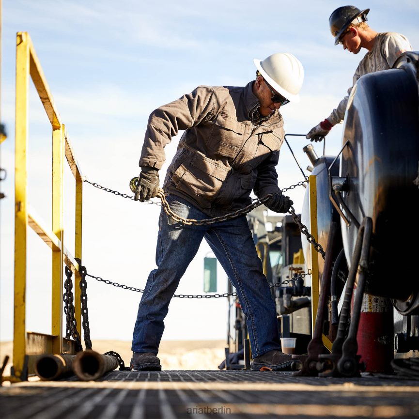 Ariat FR Canvas-Stretchjacke Männer P4JJPR1657 dunkelgrau Spitzen