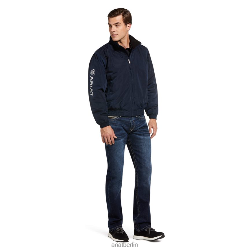 Ariat Isolierte Jacke mit Teamlogo Männer P4JJPR1567 Marine Spitzen