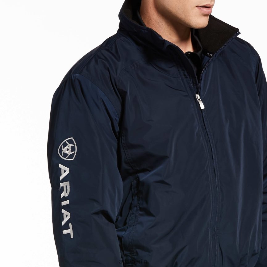 Ariat Isolierte Jacke mit Teamlogo Männer P4JJPR1567 Marine Spitzen