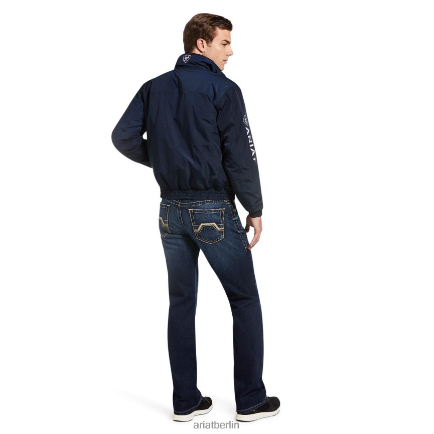 Ariat Isolierte Jacke mit Teamlogo Männer P4JJPR1567 Marine Spitzen