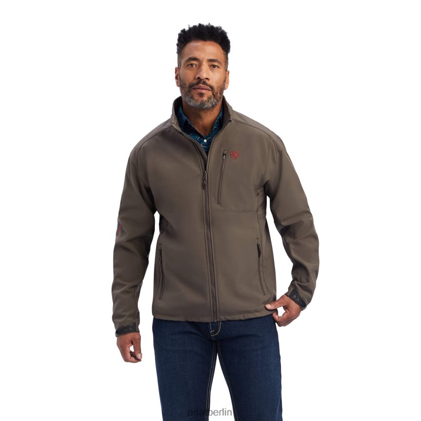 Ariat Logo 2.0 Softshelljacke Männer P4JJPR1559 Banyanrinde Spitzen