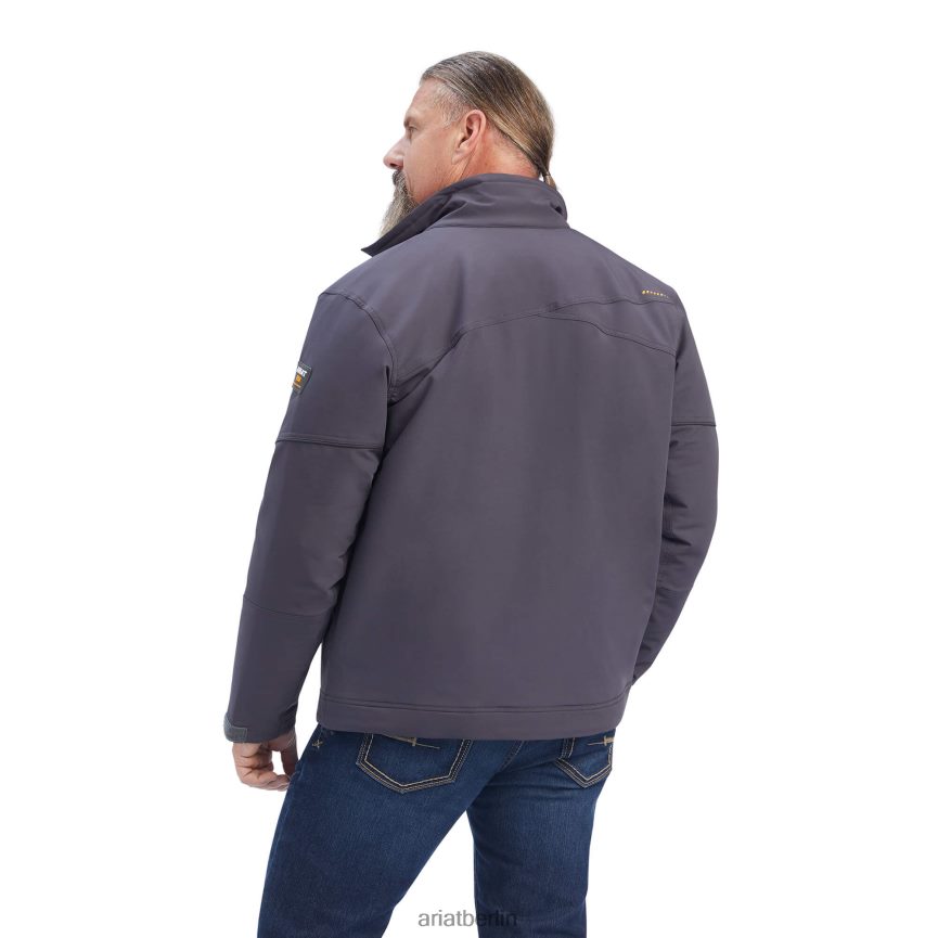 Ariat Rebar Dri-Tek Durastretch isolierte Jacke Männer P4JJPR1613 Periskop grau Spitzen