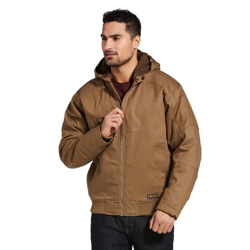 Ariat Rebar-Duracanvas-Jacke Männer P4JJPR1581 Feldkhaki Spitzen