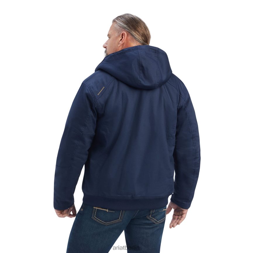 Ariat Rebar-Duracanvas-Jacke Männer P4JJPR1602 Marine Spitzen