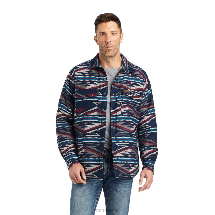 Ariat Retro-Chimayo-Hemdjacke Männer P4JJPR1529 Marine Spitzen
