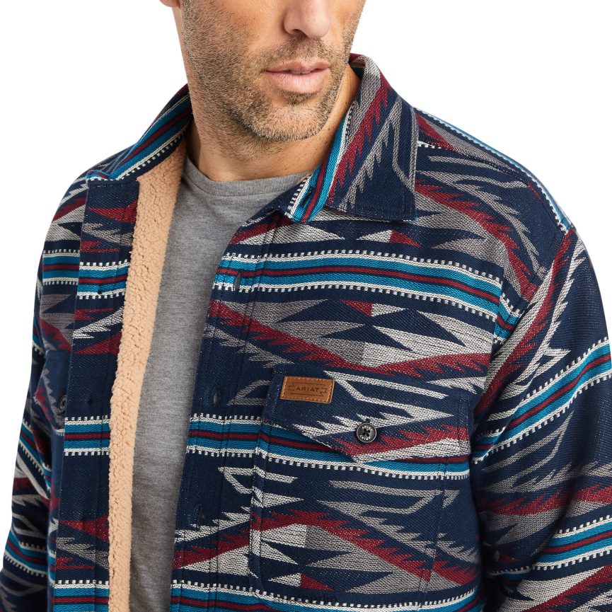 Ariat Retro-Chimayo-Hemdjacke Männer P4JJPR1529 Marine Spitzen
