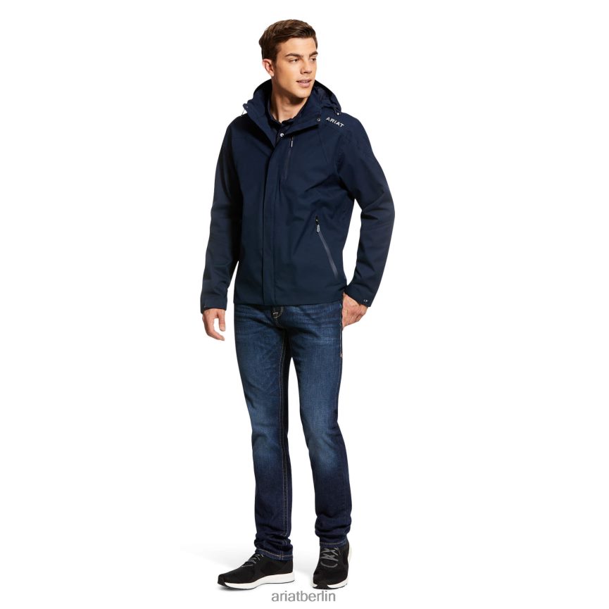 Ariat Wasserdichte Küstenjacke Männer P4JJPR1639 Marine Spitzen