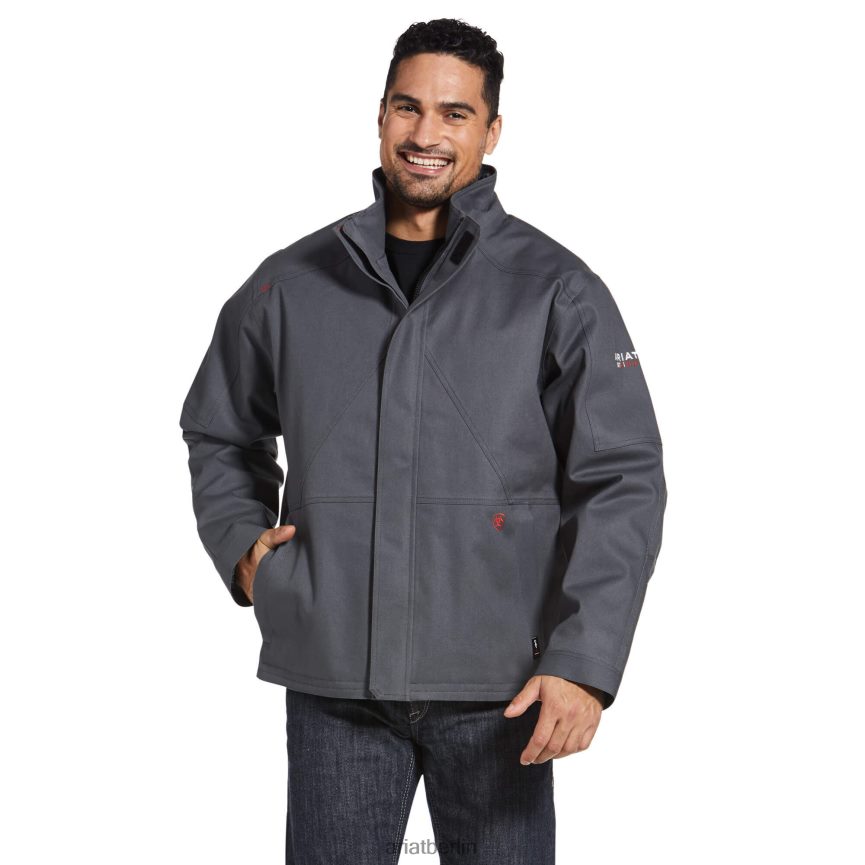 Ariat fr maxmove wasserdichte isolierte Jacke Männer P4JJPR1616 Eisen grau Spitzen
