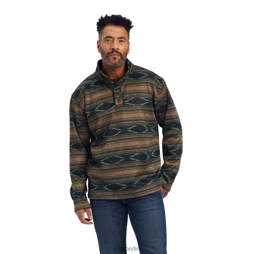 Ariat Wesley-Pullover Männer P4JJPR1418 Gestromtes Serape Spitzen