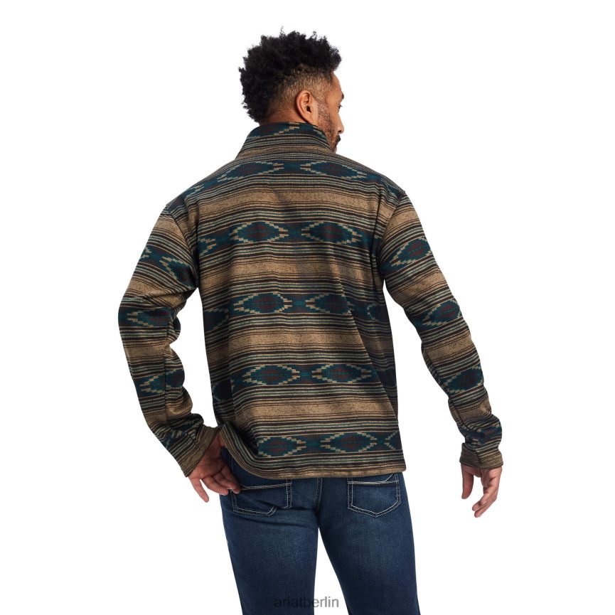 Ariat Wesley-Pullover Männer P4JJPR1418 Gestromtes Serape Spitzen