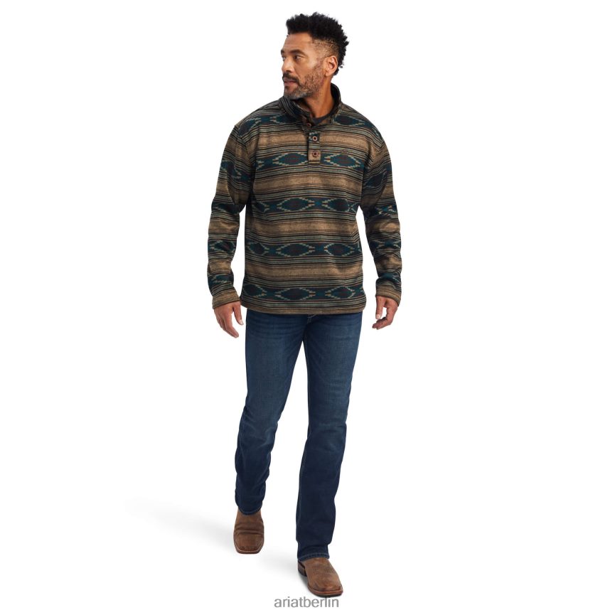 Ariat Wesley-Pullover Männer P4JJPR1418 Gestromtes Serape Spitzen