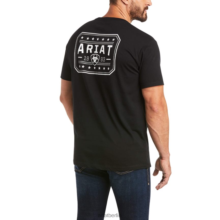 Ariat 93 Liberty-T-Shirt Männer P4JJPR667 Marine Spitzen