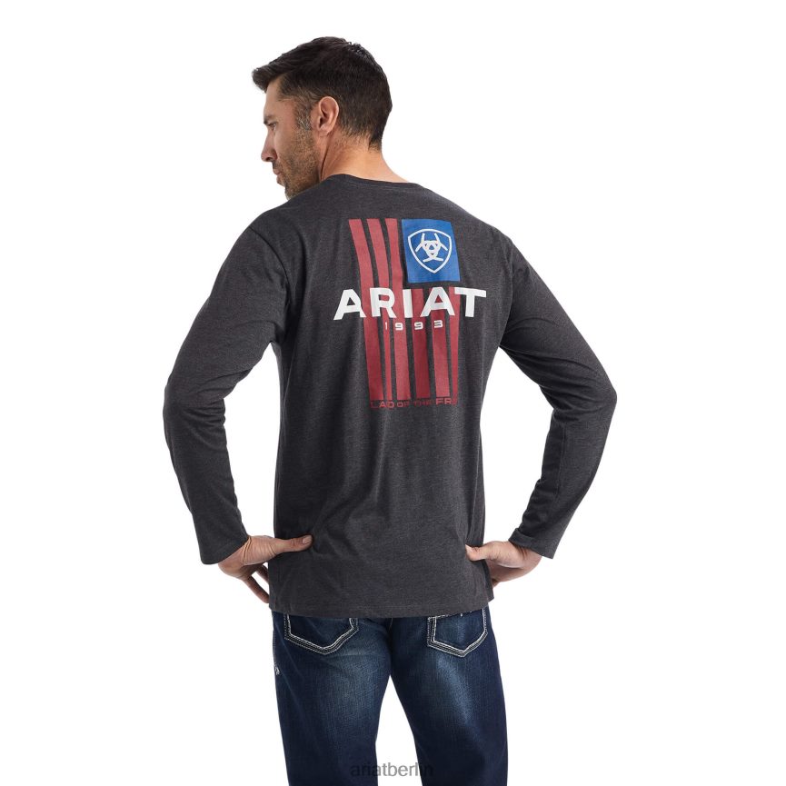 Ariat Lotf-T-Shirt Männer P4JJPR751 Schwarz Spitzen