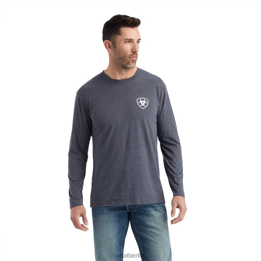 Ariat Lotf-T-Shirt Männer P4JJPR846 Titanheide Spitzen