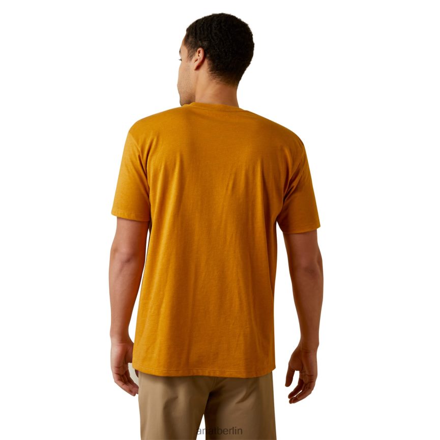 Ariat Rodeo-Totenkopf-T-Shirt Männer P4JJPR933 Hirschhornheide Spitzen