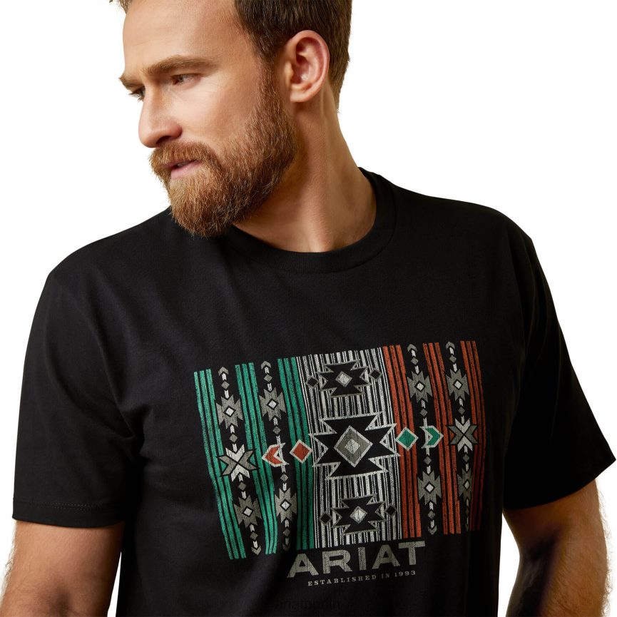 Ariat T-Shirt mit Chihuahua-Flagge Männer P4JJPR919 Schwarz Spitzen