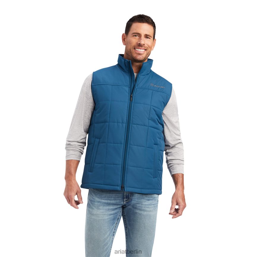 Ariat Crius isolierte Weste Männer P4JJPR1596 Majolikablau Spitzen