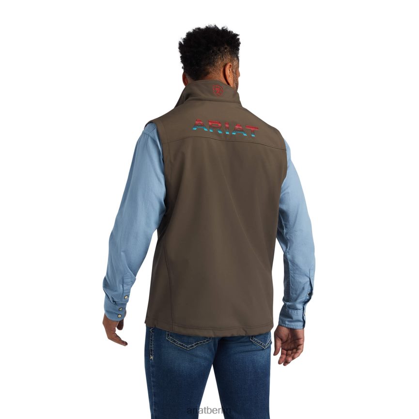 Ariat Logo 2.0 Softshellweste Männer P4JJPR1528 Banyanrinde Spitzen