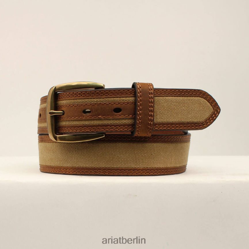Ariat Canvas-Mittelgürtel Männer P4JJPR1860 bräunen Zubehör