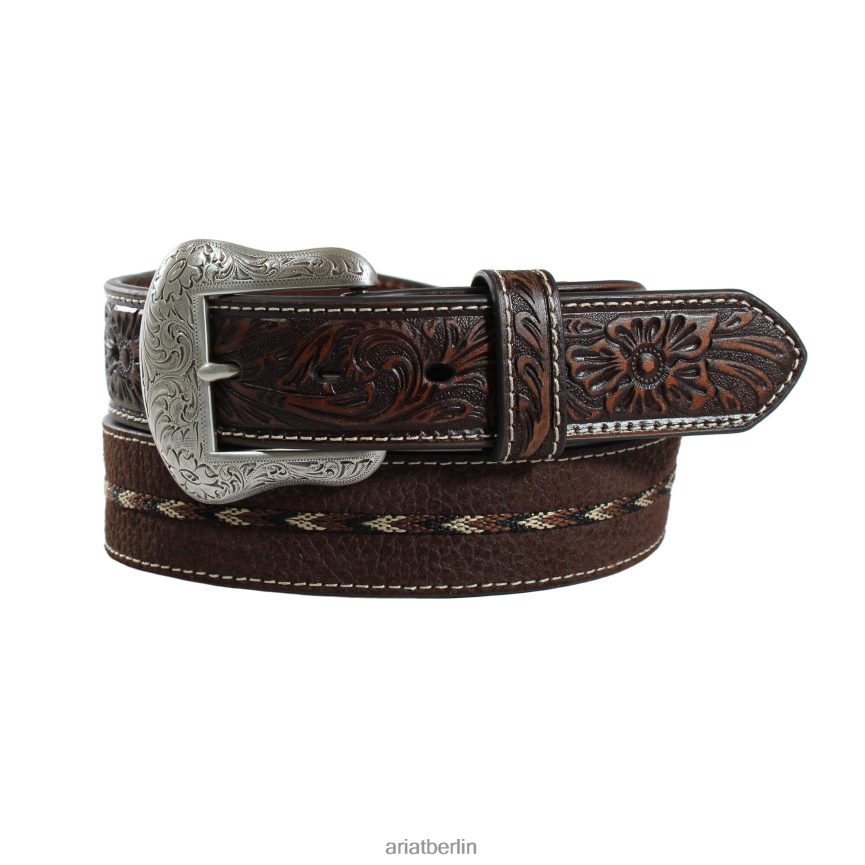 Ariat Geprägter Mittelstichgürtel Männer P4JJPR1842 braun Zubehör