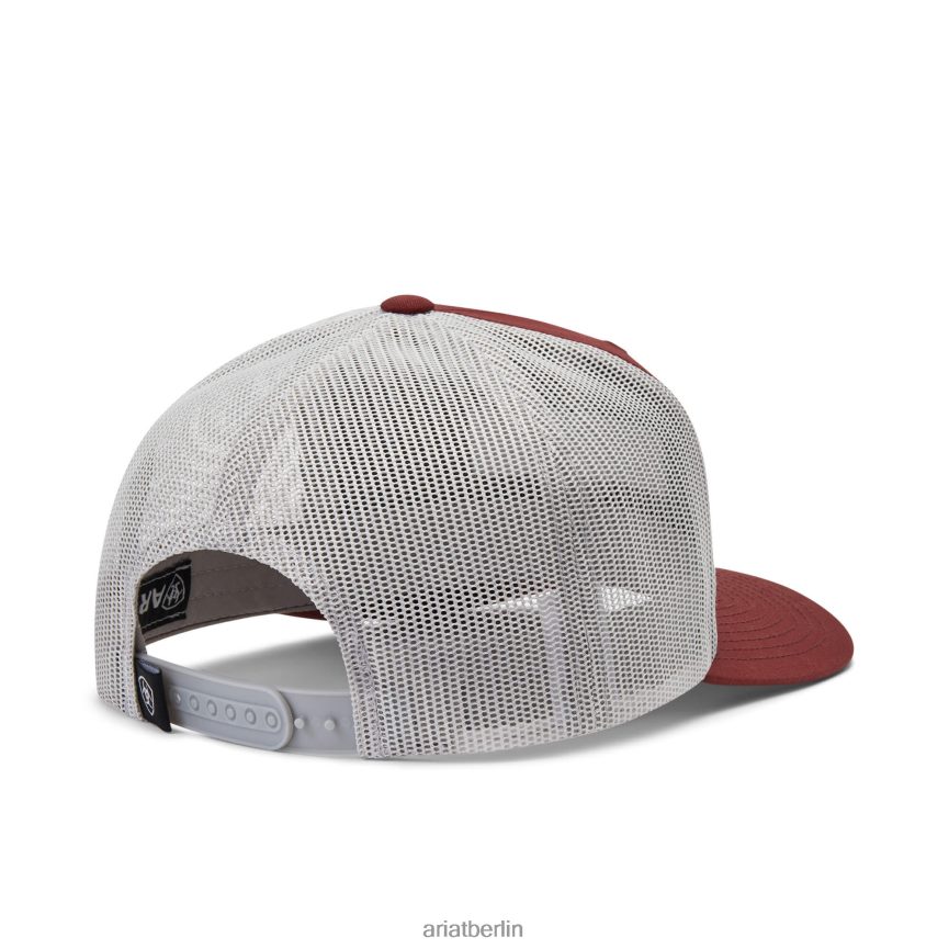 Ariat Kappe mit rechteckigem Logo-Patch Männer P4JJPR1914 Rot Zubehör