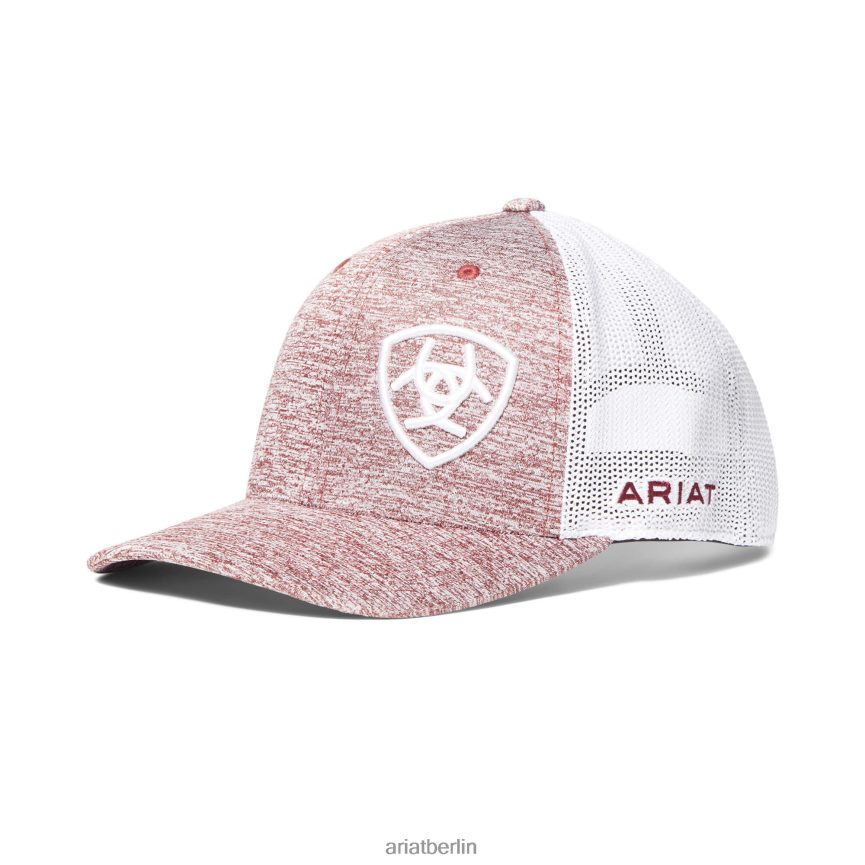 Ariat abgesetzte Schildkappe Männer P4JJPR1928 kastanienbraun Zubehör