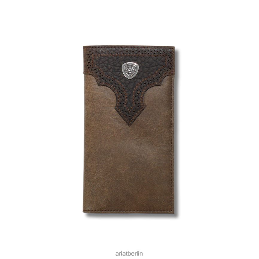 Ariat zweifarbige Rodeo-Geldbörse Männer P4JJPR1829 braun Zubehör