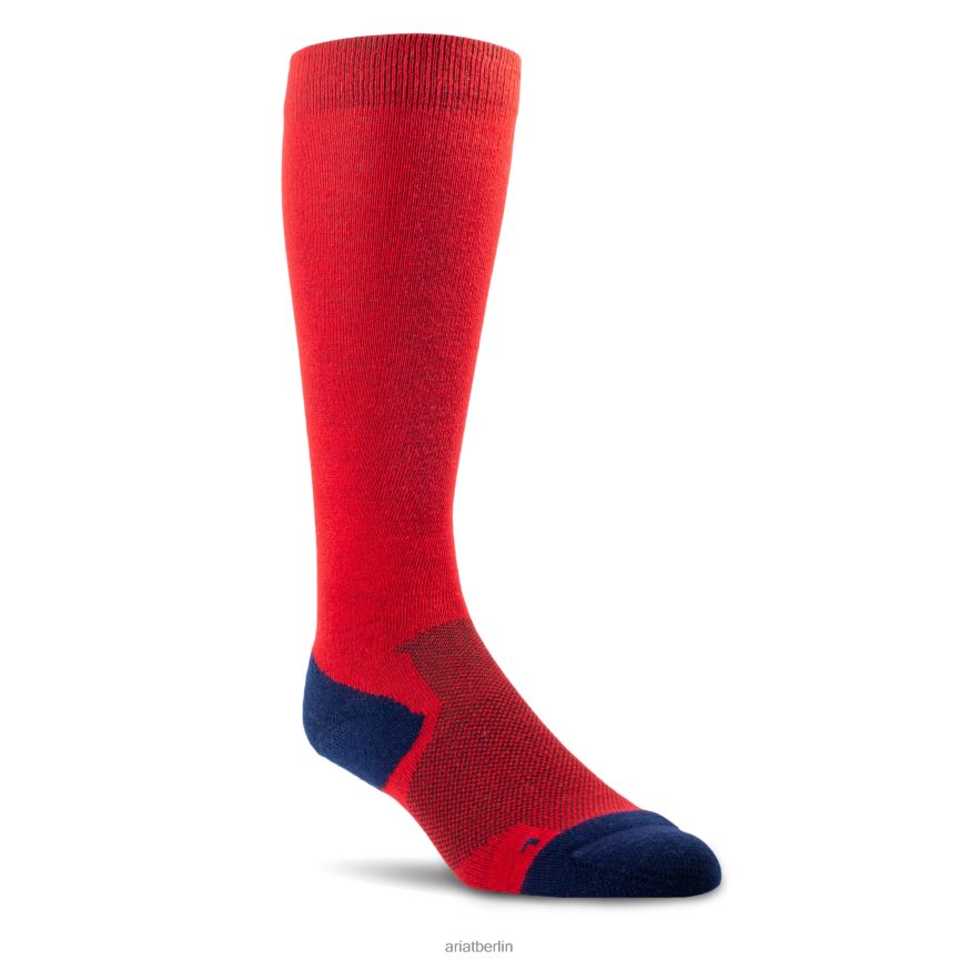 Ariat Performance-Socken unisex P4JJPR2041 Rot Zubehör