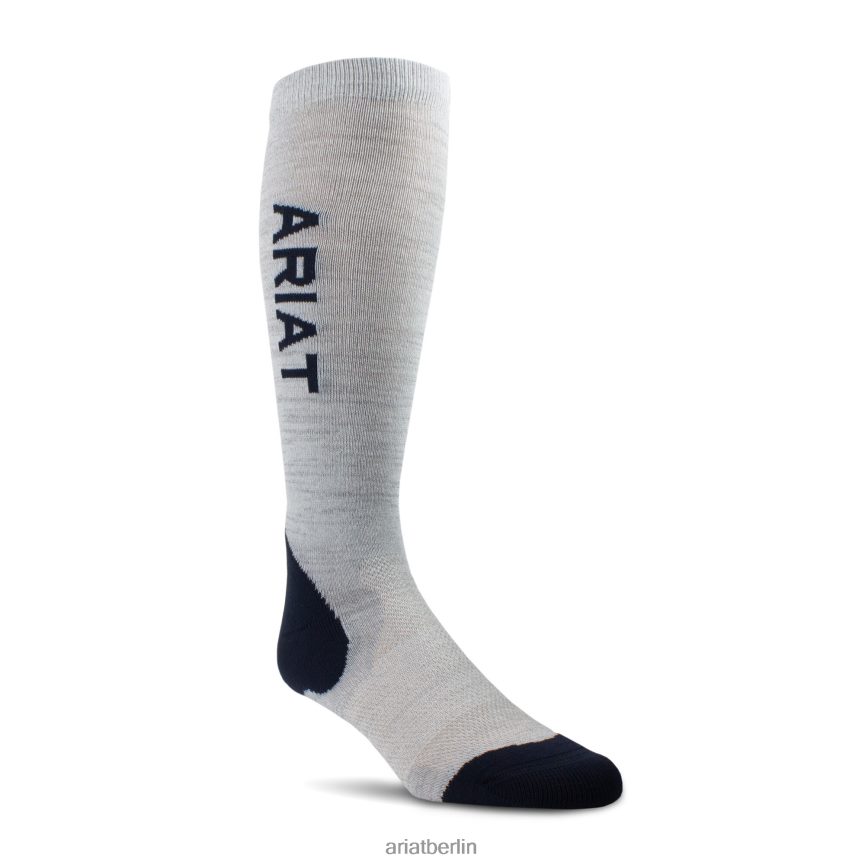 Ariat Performance-Socken unisex P4JJPR2050 Heidegrau/Marine Zubehör